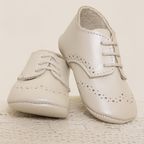 Chaussures de baptême écru
