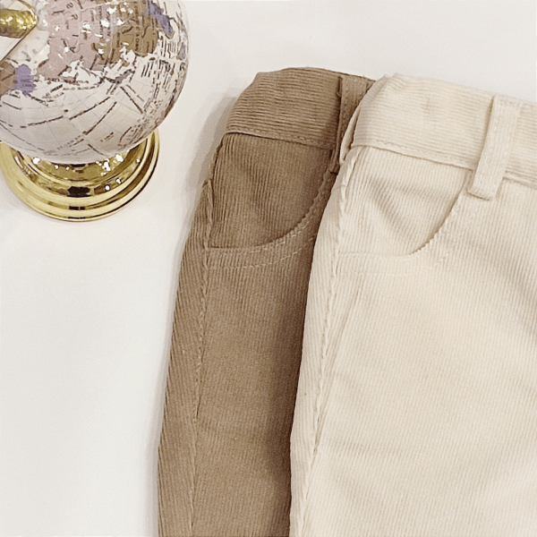 Pantalon en velours côtelé