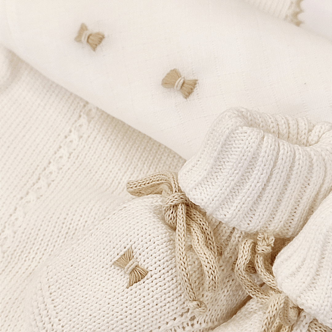 Trousseau de naissance bébé en laine