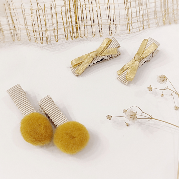 Barrettes pour une cérémonie