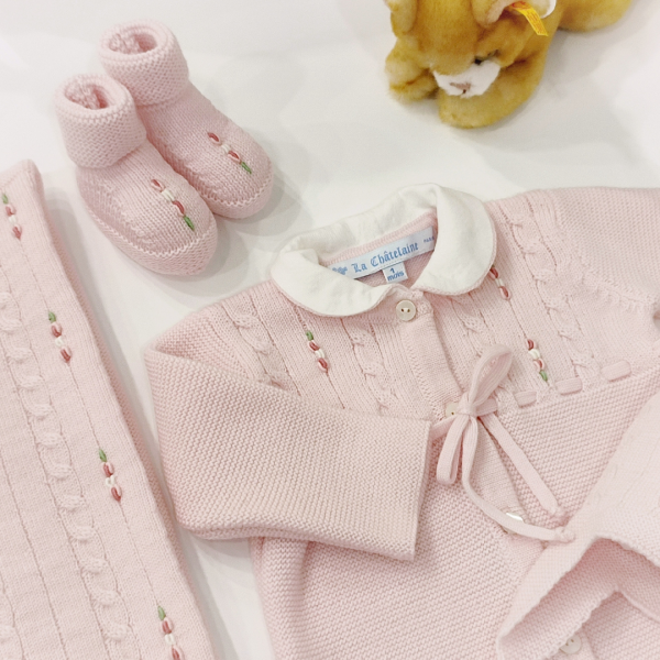 Set pour bébé en maille